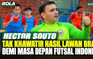 Hector Souto Tak Khawatir Hasil Lawan Brasil, Ingin Timnas Futsal Indonesia Jadi Inspirasi Generasi Mendatang