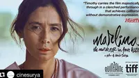 Marsha Timothy dalam poster film Marlina si Pembunuh dalam Empat Babak.