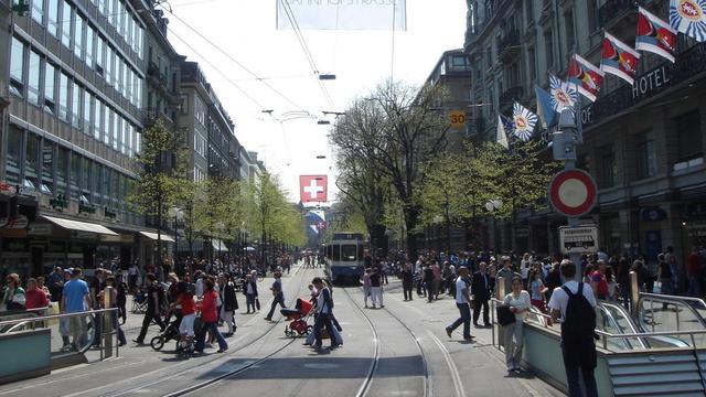 Bahnhofstrasse- Zurich (Foto: Panoramio.com)
