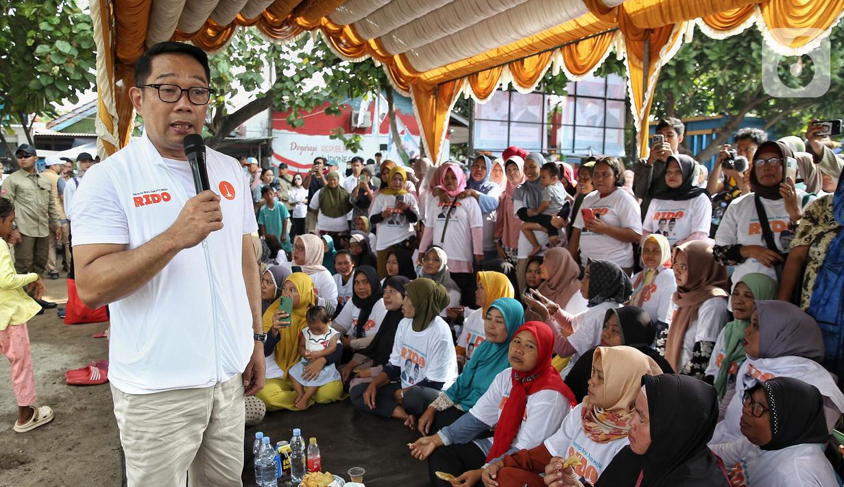 Saat berdialog, Ridwan Kamil mengaku banyak menyerap aspirasi warga. (Liputan6.com/Angga Yuniar)