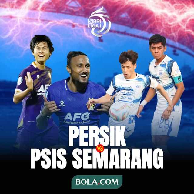 BRI Liga 1 - Duel Antarlini - Persik Kediri Vs PSIS Semarang