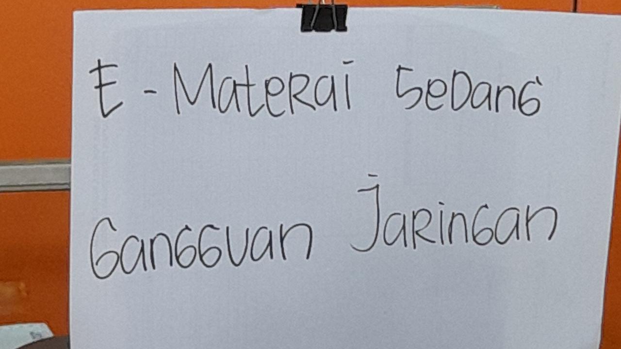 Ada Gangguan Server Stok e-Materai Langka, Pelamar CPNS Serbu Minimarket