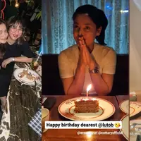 Rumah tangga Lulu Tobing dan Bani Mulia terancam kandas. Ditengah proses sidang cerai yang masih bergulir, bintang sinetron Tersanjung itu mendapatkan kejutan manis dari tiga sahabat cantiknya. Berikut potret kejutan ultah Lulu Tobing yang ke-46. [Instagram/cuttaryofficial]