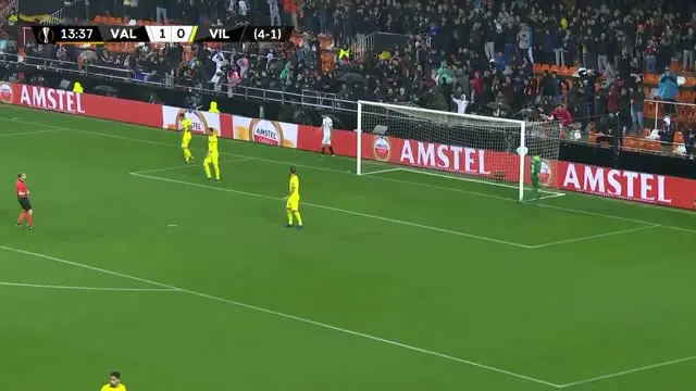 VIDEO: Highlights Liga Europa, Valencia Vs Villarreal 2-0