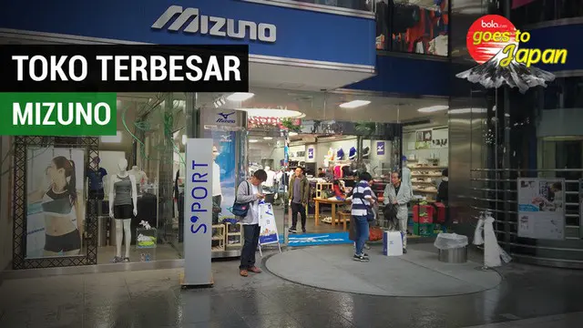 Berita video Vlog Bola.com yang kali ini mengajak sahabat Bola.com untuk menengok toko terbesar Mizuno di Tokyo, Jepang.