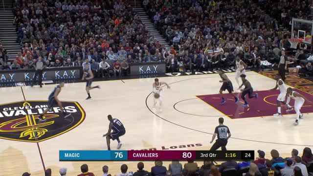 Berita video game recap NBA 2017-2018 antara Cleveland Cavaliers melawan Orlando Magic dengan skor 104-103.