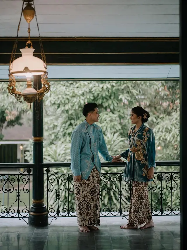 8 Potret Prewedding Kaesang Pangarep-Erina Gudono Kenakan Busana Jawa, Bak Bangsawan