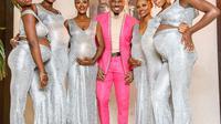 Playboy Nigeria Gandeng 6 Wanita yang Tengah Hamil ke Pesta Pernikahan. (Sumber: Instagram.com/prettymikeoflagos)