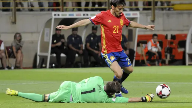  Spanyol Terlalu Kuat Bagi Liechtenstein