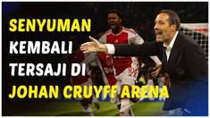 Berita video Ajax Amsterdam kembali meraih kemenangan keduanya secara berntun, dan kembali menghadirkan senyum kebahagiaan di Johan Cruyff Arena.