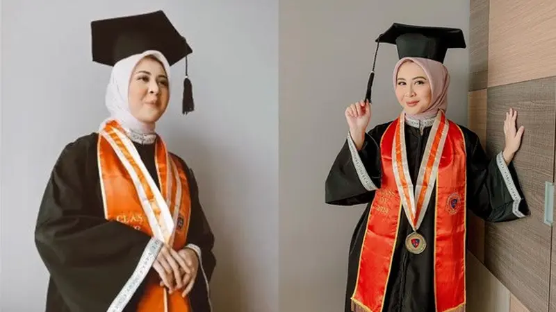 6 Momen Bahagia Kesha Ratuliu saat Wisuda, Ditemani Tunangannya