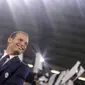 Pelatih Juventus, Massimiliano Allegri, saat laga kontra Juventus, di Juventus Stadium (29/10/2016). Allegri yakin timnya bisa membawa pulang tiga angka saat tandang ke markas Chievo Verona, malam ini.  (Reuters/Giorgio Perottino)