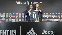Aaron Ramsey resmi diperkenalkan sebagai pemain Juventus pada Senin (15/7/2019) sore waktu setempat. (dok. Juventus)