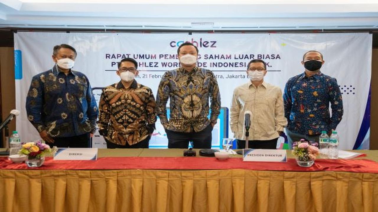 Manajemen PT Cashlez Worldwide Indonesia Tbk (CASH) saat RUSPLB Senin, 21 Februari 2022. (Dok: PT Cazhlez Wordwide Indonesia Tbk)