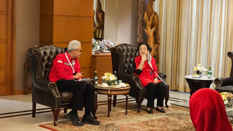 Ketua Umum PDI Perjuangan (PDIP) Prof. Dr. (H.C) Megawati Soekarnoputri hadir di arena Rapat Kerja Nasional (Rakernas) IV di JIExpo Kemayoran, Jakarta Pusat, Jumat (29/9/2023).