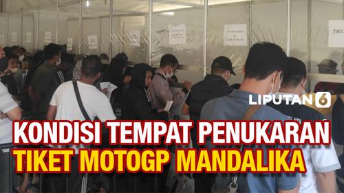 VIDEO: Sampai 200 Meter! Antrean Panjang Penukaran Tiket MotoGP Mandalika