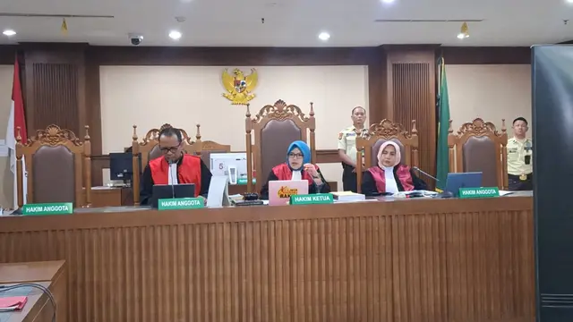 Persidangan Ammar Zoni. (M Altaf Jauhar/ Liputan6.com)