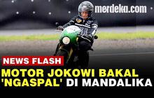 VIDEO: KEREN! Ini Motor Bergaya Retro Milik Jokowi Bakal Jajal Sirkuit Mandalika