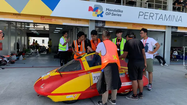 Intip Mobil-Mobil Irit Karya Mahasiswa Indonesia di Paddock Shell Eco Marathon 2022 Mandalika