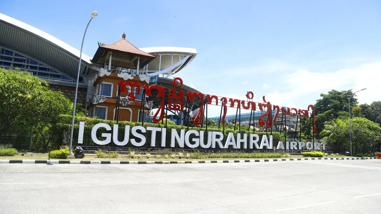 Suasana Bandara Ngurah Rai, Bali