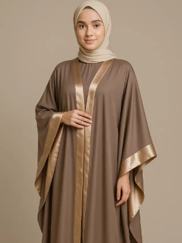 Model Baju Abaya Kimono (Image by Chatgpt)