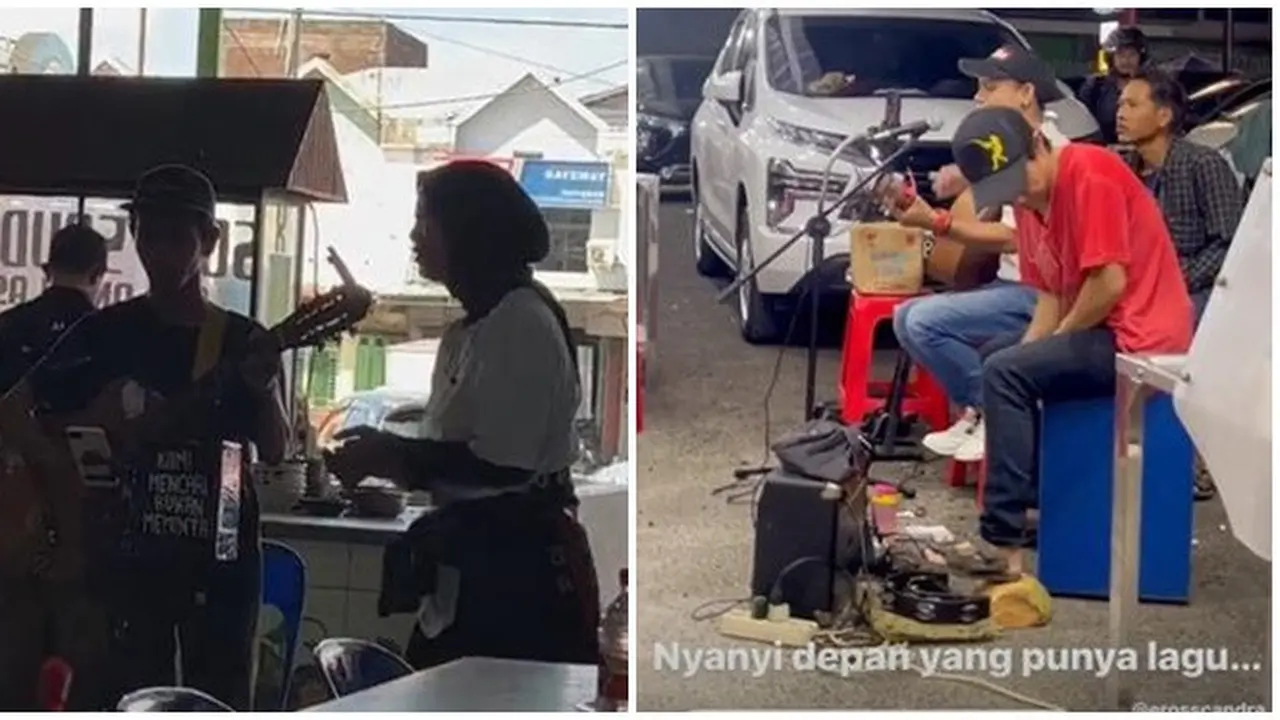 Momen Viral 6 Pengamen Nyanyi di Depan Penyanyi Aslinya, Suara Tak Kalah Merdu