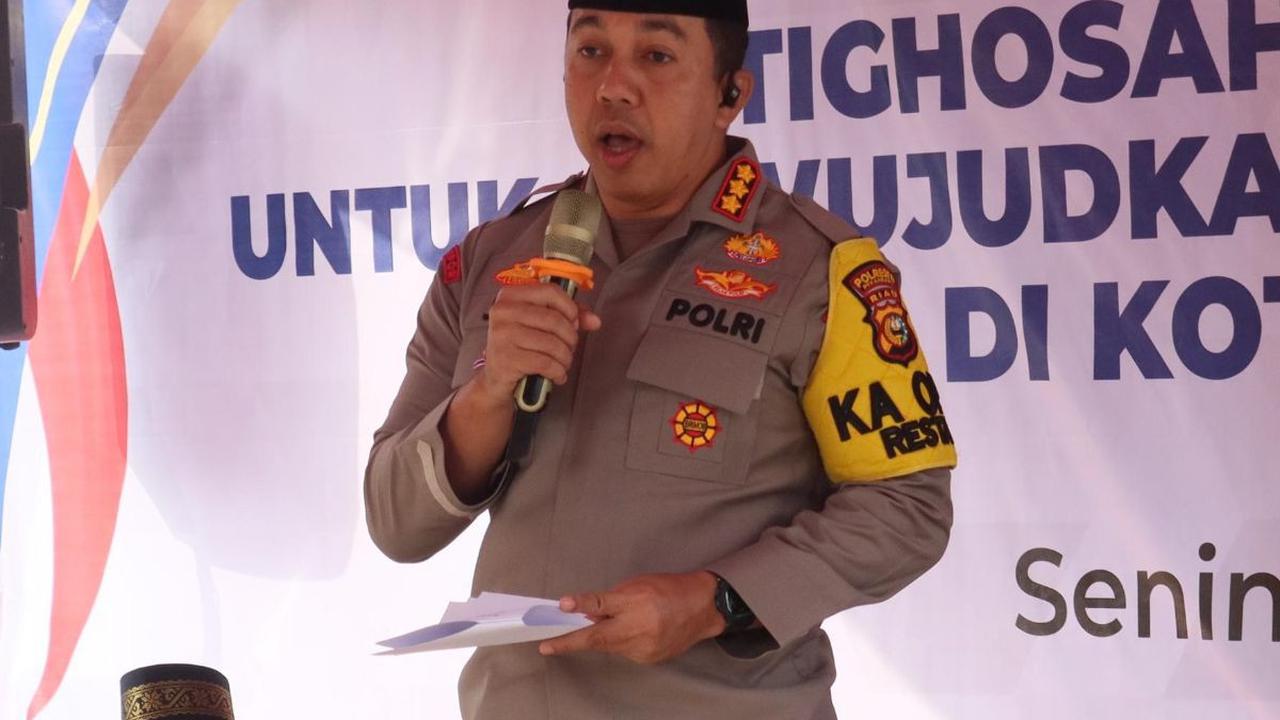 Polresta dan Pemkot Pekanbaru Gelar Istigasah Demi Pemilu Damai