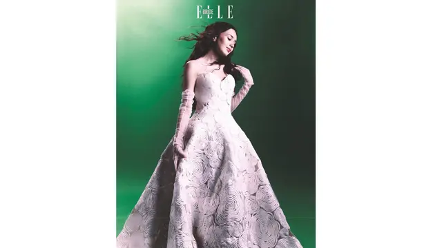 Potret Beby Tsabina untuk Majalah Elle Bride
