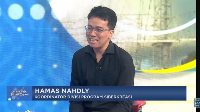 Koordinator Divisi Program Siberkreasi, Hamas Nahdly.