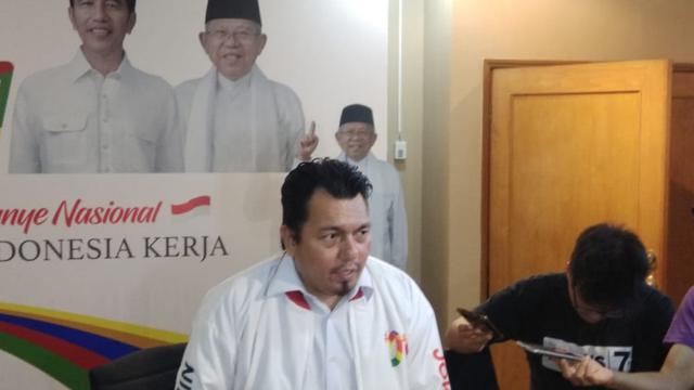 Direktur Hukum dan Advokasi Tim Kampanye Nasional (TKN) Jokowi-Ma'ruf, Ade Irfan Pulungan