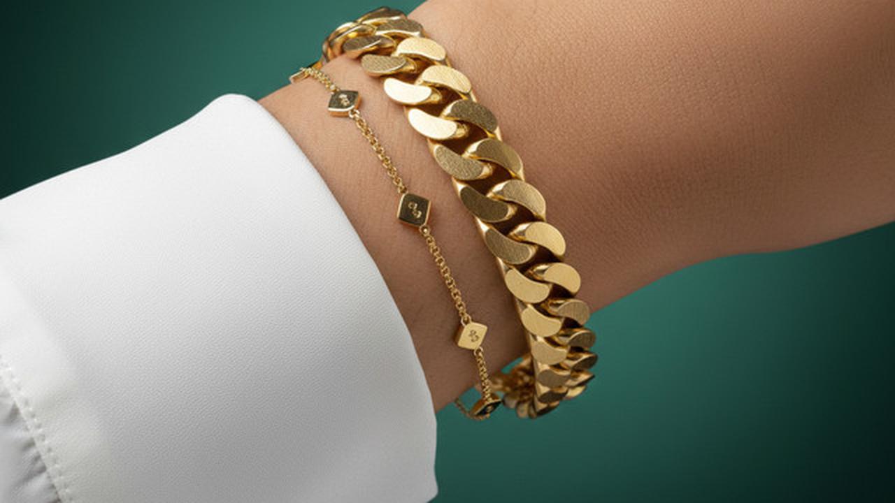 7 Model Gelang Emas Rantai Elegan Untuk Hari Raya, Tampil Memukau
