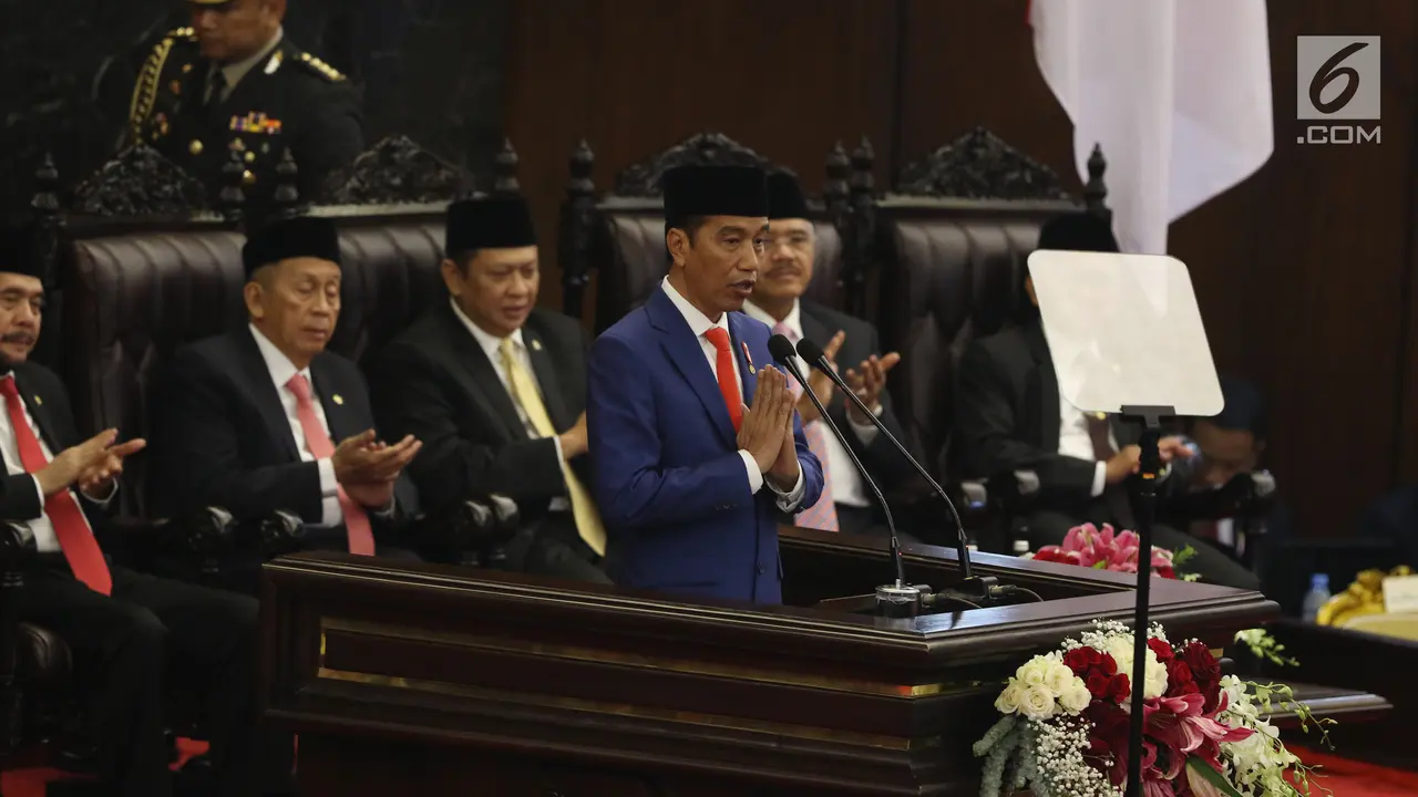 Jokowi Sampaikan Pidato Kenegaraan