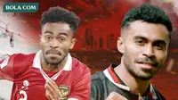 Ilustrasi - Yakob dan Yance Sayuri Timnas Indonesia (Bola.com/Adreanus Titus/Geaby Fadhilatu Sholikha)