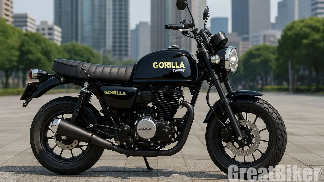 Tampilan Klasik Motor Honda Gorilla 125