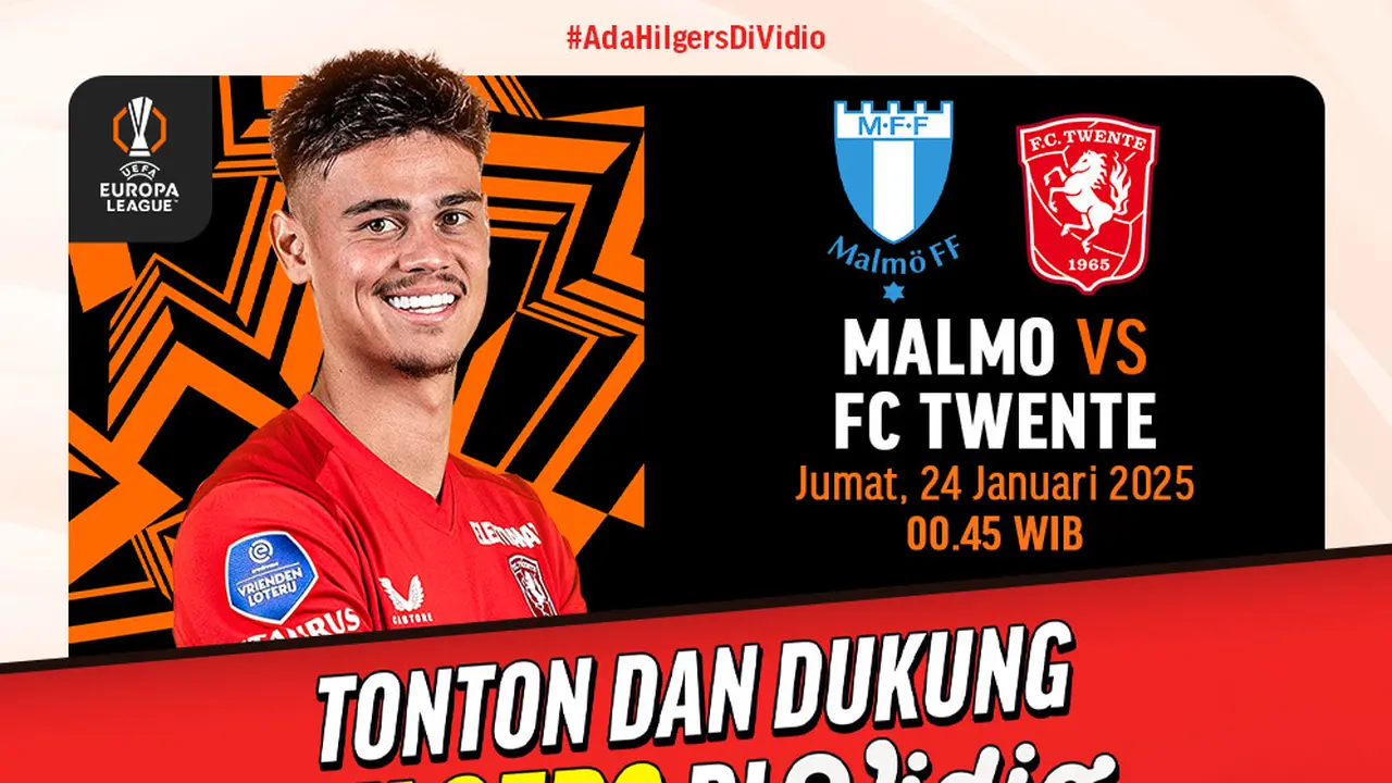 Jadwal Pertandingan Liga Europa: Malmö vs Twente di Vidio Pekan Ini