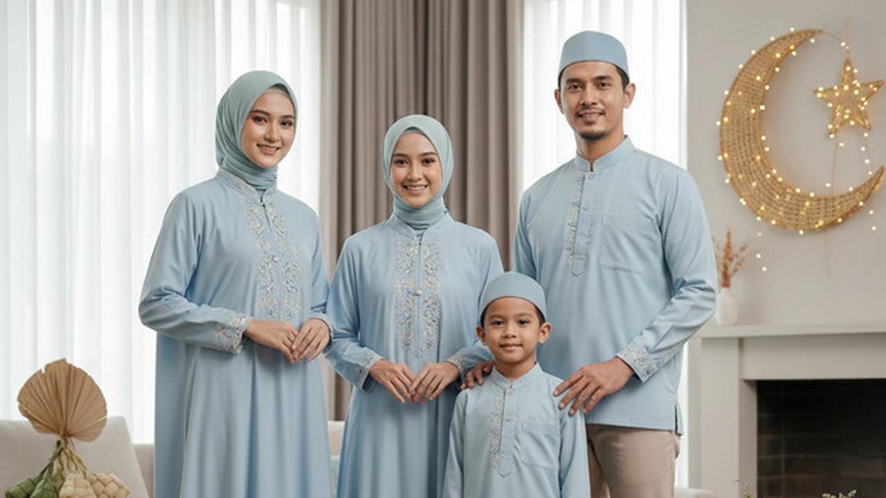 7 Outfit Couple Keluarga Lebaran 2026 Set Seragam, Tampilan Kompak dan Serasi untuk Foto Bersama