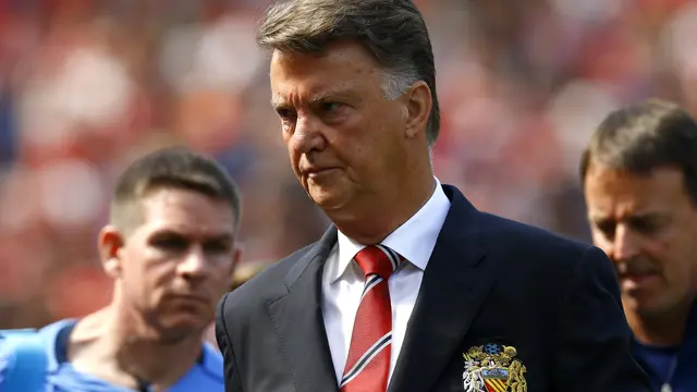 Manajer Manchester United Louis van Gaal