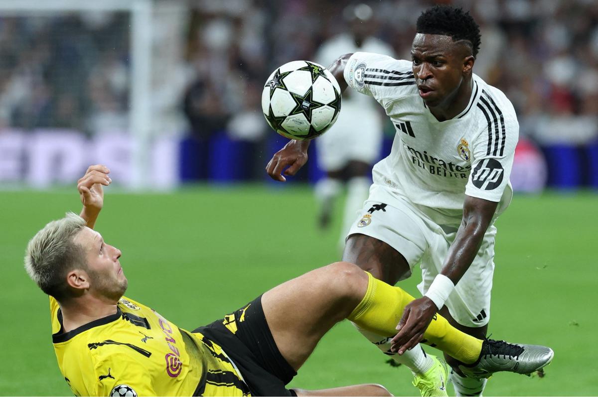 Aksi Spektakuler Vinicius Jr Antar Real Madrid Hancurkan Borussia Dortmund