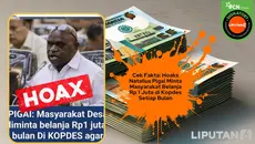 Cek Fakta: Hoaks Natalius Pigai Minta Masyarakat Belanja di Kopdes Rp 1 Juta Setiap Bulan