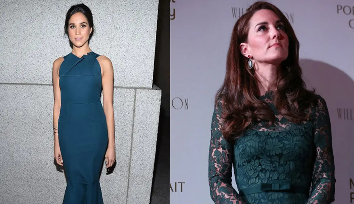 Kebahagian tengah dirasakan Kate Middleton yang kabarnya tengah mengandung anak ke-3. Hal yang sama rumornya juga dirasakan calon adik ipar Kate, Meghan Markle. Tersiar kabar ia juga sedang menanti anak bersama Pangeran Harry. (AFP/Bintang.com)