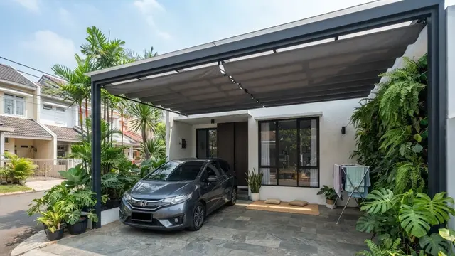 Model Carport Minimalis yang Tidak Terlihat Seperti Area Parkir