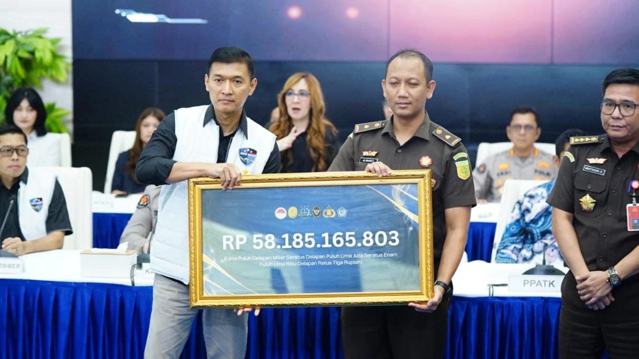 FOTO: Polri Eksekusi Aset Judi Online Senilai Rp58 Miliar