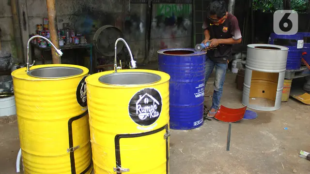 Wastafel Drum