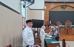 Eks Menteri Agama Yaqut Cholil Qoumas atau Gus Yaqut Jelang Sidang Praperadilan di PN Jaksel (Rifqy Alief Abiyya/Liputan6.com)