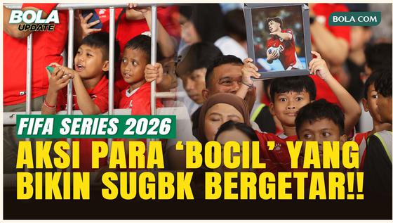 Momen Suporter Cilik Timnas Indonesia Membara saat Timnas Indonesia Bekuk Saint Kitts & Nevis
