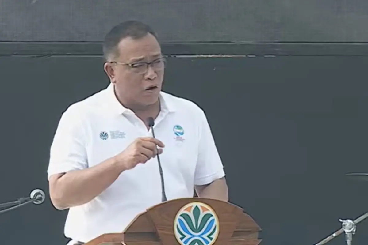 Menteri Lingkungan Hidup Jumhur Hidayat dalam peringatan Hari Lingkungan Hidup Sedunia 2026, Sabtu (6/6/2026).