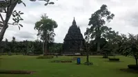 Suasana pagi hari yang hening menyelimuti Candi Sojiwan di Kecamatan Prambanan, Klaten, Jawa Tengah. (Liputan6.com/Yanuar H)