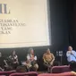 Direktur Eksekutif Amnesty International Indonesia Usmad Hamid hadir dalam acara 'Pemutaran Film Eksil dan Gelar Wicara Peringati 58 Tahun Tragedi Kemanusiaan' di Metropole XXI, Jakarta Pusat, Senin 25 September 2023. (Liputan6.com/Rifqy Alief Abiyya)