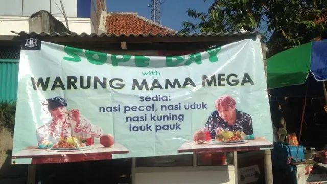 6 Spanduk Nyeleneh Jualan Nasi Pecel Ini Bikin Pembeli Geleng Kepala