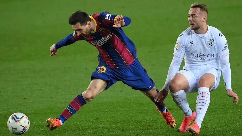 FOTO: Barcelona Lumat Huesca di Camp Nou